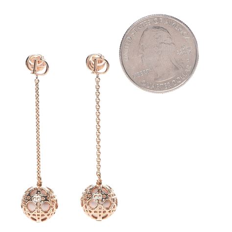 dior gold dangle earrings|Dior mise en earrings.